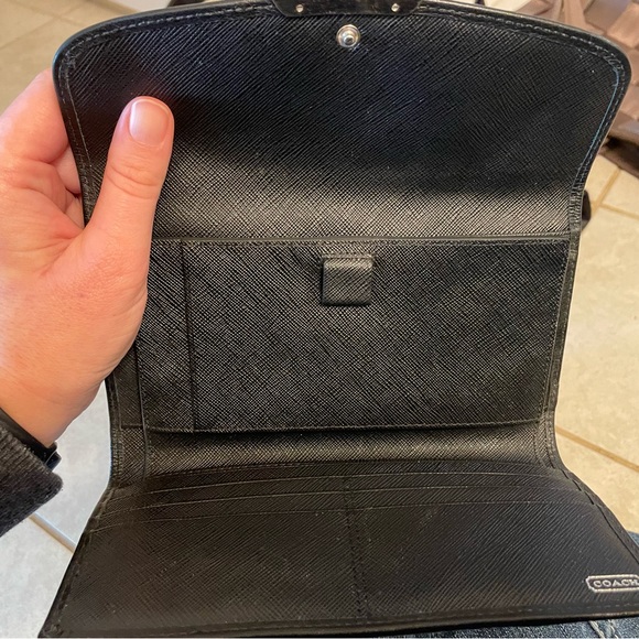 Black Coach Wallet - Picture 2 of 3